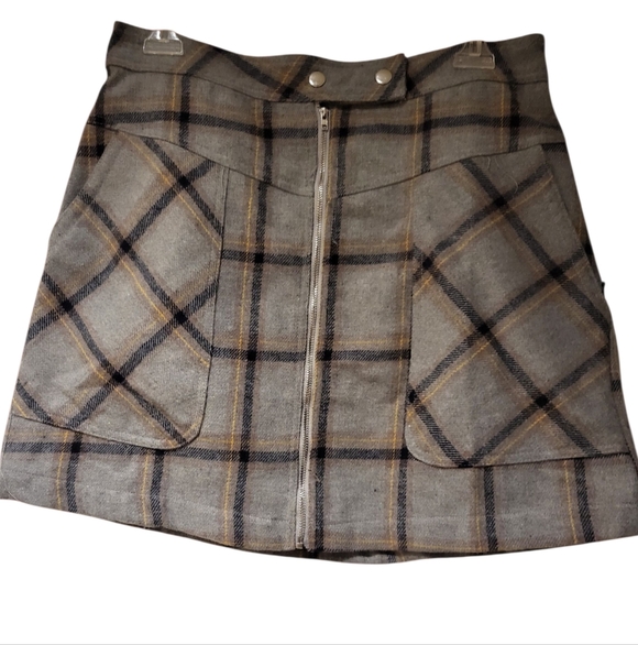 HYFVE Gray A-Line Mini Skirt - Picture 5 of 7